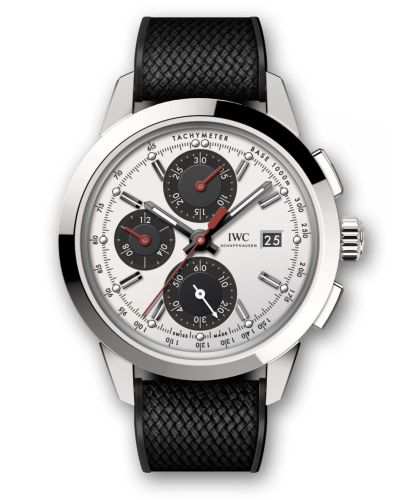 IWC IW3808-CN : Ingenieur Chronograph Custom Stainless Steel / Silver-Black-Red / Rubber