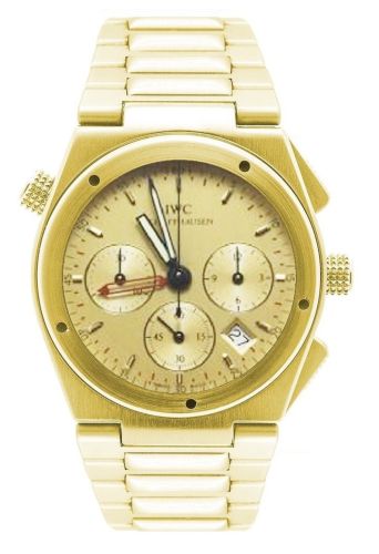 IWC IW9515-03 : Ingenieur Mecaquartz Chronograph Alarm Yellow Gold / Champagne / Bracelet