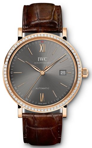 IWC IW3565-16 : Portofino Automatic Red Gold / Ardoise / Diamond