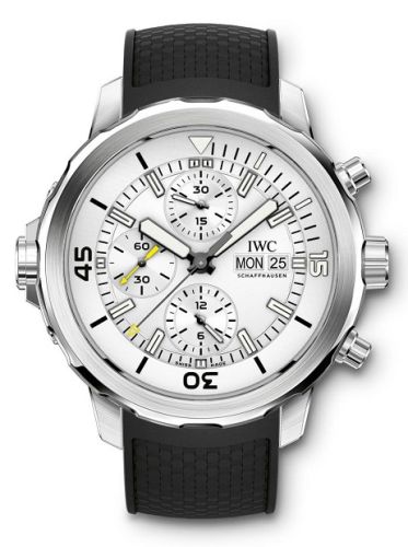 IWC IW3768-01 : Aquatimer Chronograph Stainless Steel / Silver / Rubber