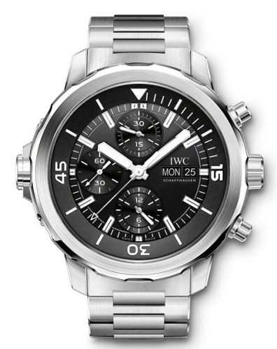 IWC IW3768-04 : Aquatimer Chronograph Stainless Steel / Black / Bracelet