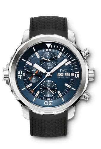 IWC IW3768-05 : Aquatimer Chronograph Stainless Steel / Blue / Rubber / Edition Expedition Jacques-Yves Cousteau 2014