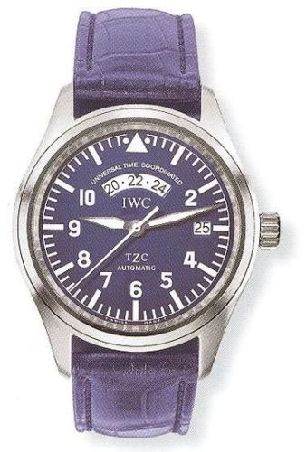 IWC IW3251-03 : Pilot's Watch UTC Platinum / Blue / Strap