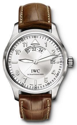 IWC IW3251-07 : Pilot's Watch Spitfire UTC Stainless Steel / Silver / Strap