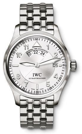 IWC IW3251-08 : Pilot's Watch Spitfire UTC Stainless Steel / Silver / Bracelet