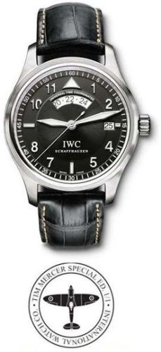 IWC IW3251-09/1 : Pilot's Watch Spitfire UTC Platinum / Black / Tim Mercer
