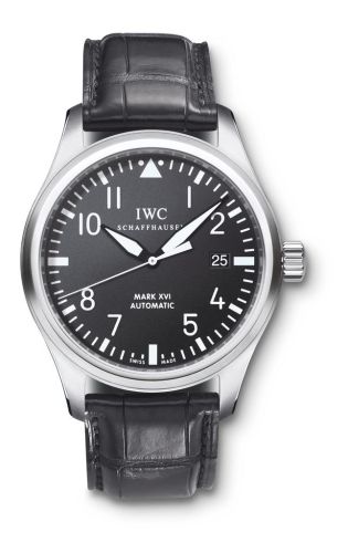 IWC IW3255-01 : Pilot's Watch Mark XVI Stainless Steel / Black / Strap