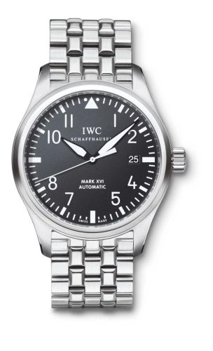 IWC IW3255-04 : Pilot's Watch Mark XVI Stainless Steel / Black / Bracelet