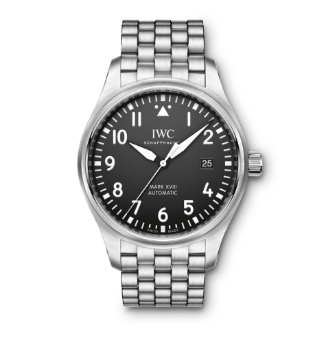 IWC IW3270-15 : Pilot's Watch Mark XVIII Stainless Steel / Black /  Bracelet