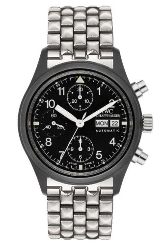IWC IW3705-08 : Pilot's Watch Chronograph Ceramic / French / Bracelet