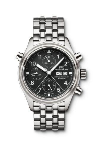 IWC IW3713-19 : Pilot's Watch Doppelchronograph Stainless Steel / Black / English / Bracelet