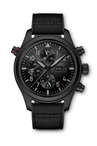 IWC IW3718-15 : Pilot's Watch Double Chronograph Top Gun Ceratanium