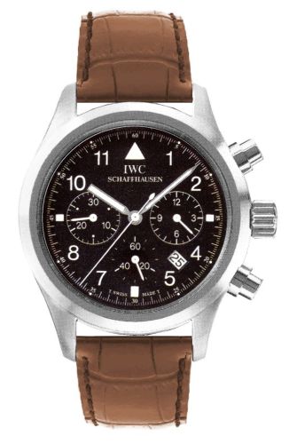 IWC IW3741-05 : Pilot's Watch Chronograph Mecaquartz Stainless Steel / Black / Strap