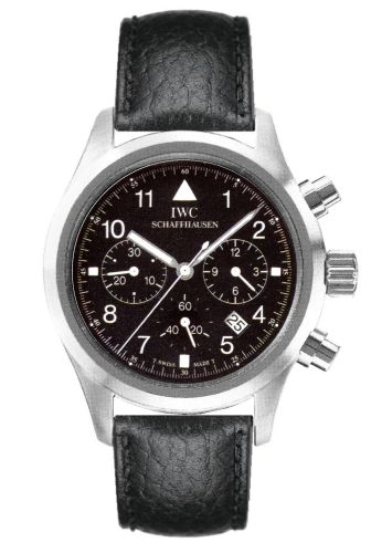 IWC IW3741-06 : Pilot's Watch Chronograph Mecaquartz Stainless Steel / Black / Strap