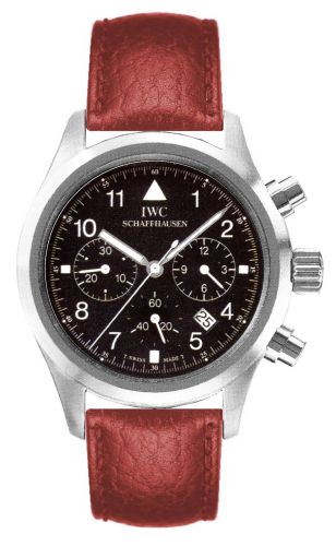 IWC IW3741-07 : Pilot's Watch Chronograph Mecaquartz Stainless Steel / Black / Strap