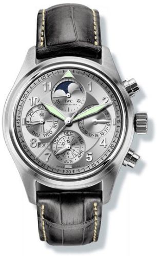 IWC IW3757-05 : Pilot's Watch Spitfire Chronograph Perpetual Calendar Stainless Steel / Silver / Sincere