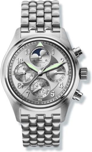 IWC IW3757-06 : Pilot's Watch Spitfire Chronograph Perpetual Calendar Stainless Steel / Silver / Sincere
