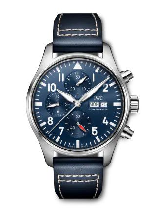 IWC IW3780-03 : Pilot's Watch Chronograph Stainless Steel / Blue