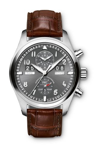 IWC IW3791-07 : Pilot's Watch Spitfire Perpetual Calendar Digital Date-Month Stainless Steel