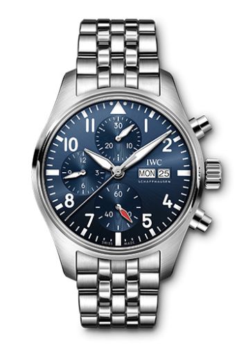 IWC IW3881-02 : Pilot's Watch Chronograph 41 Stainless Steel / Blue / Bracelet