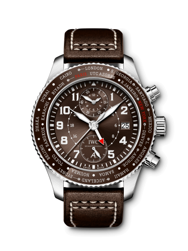 IWC IW3950-03 : Pilot’s Watch Timezoner Chronograph 80 Years Flight to New York