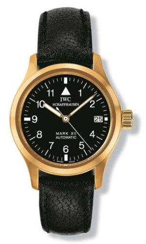 IWC IW4421-03 : Lady Pilot's Watch Mark XII Yellow Gold / Black / Strap