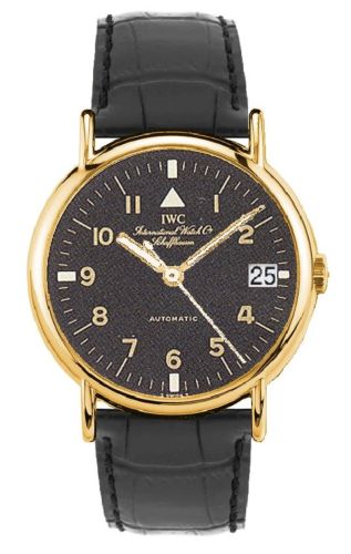 IWC IW3513-03 : Portofino Automatic Yellow Gold / Black - Pilot / Strap