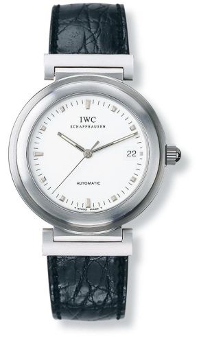 IWC IW3528-08 : Da Vinci SL Stainless Steel / White / Croco