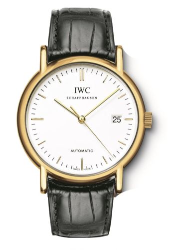 IWC IW3533-16 : Portofino Automatic / Yellow Gold / White / Strap