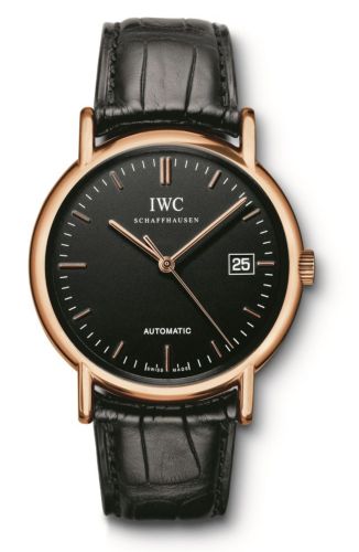 IWC IW3533-18 : Portofino Automatic / Rose Gold / Black / Strap