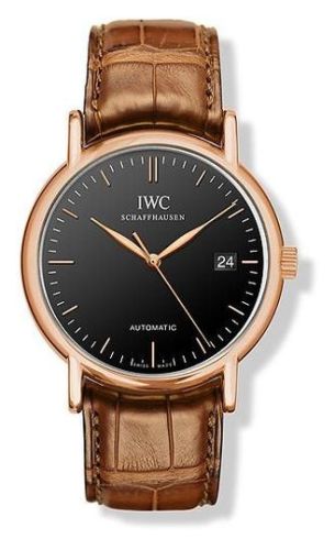 IWC IW3533-26 : Portofino Automatic / Rose Gold / Black / Strap