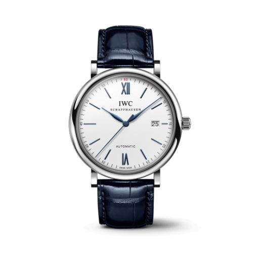 IWC IW3565-27 : Portofino Automatic Stainless Steel / Silver - Blue