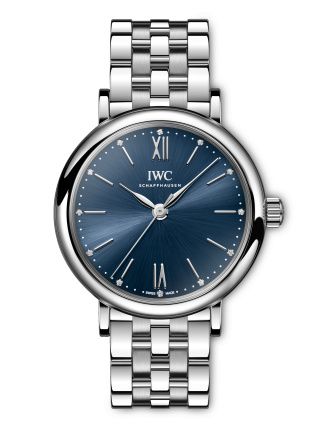 IWC IW3574-13 : Portofino 34 Stainless Steel / Blue / Bracelet