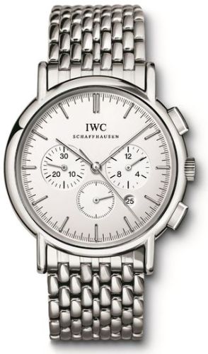 IWC IW3724-03 : Portofino Chronograph MecaQuartz Stainless Steel / Silver / Bracelet