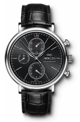 IWC IW3910-02 : Portofino Chronograph Stainless Steel / Black