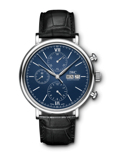 IWC IW3910-23 : Portofino Chronograph 150 Years Stainless Steel / Blue