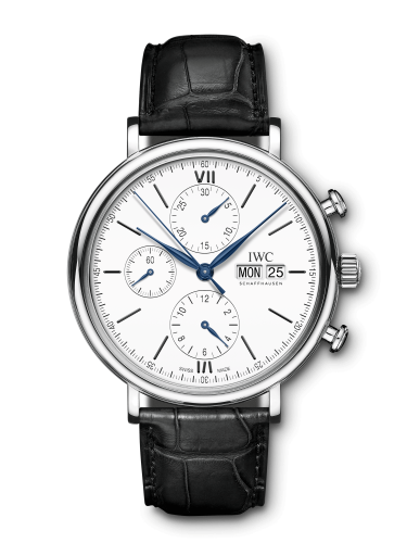 IWC IW3910-24 : Portofino Chronograph 150 Years Stainless Steel / White