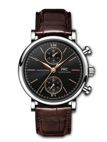 IWC IW3914-04 : Portofino Chronograph 39 Stainless Steel / Black