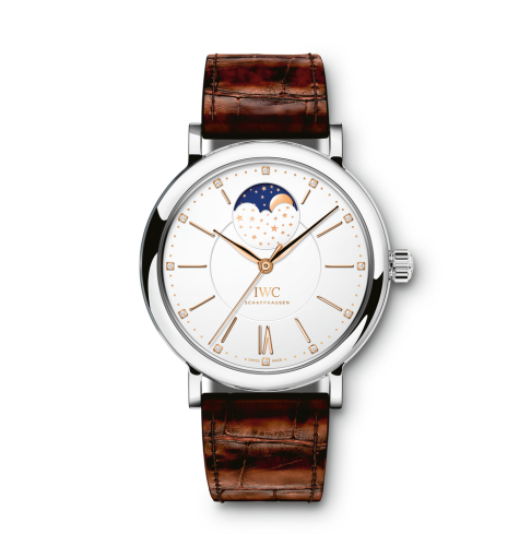 IWC IW4590-11 : Portofino Automatic Moon Phase 37 Stainless Steel / Silver