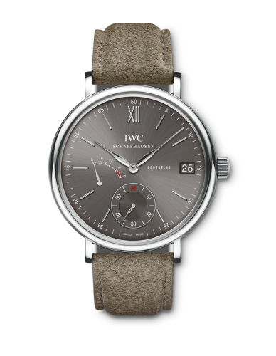 IWC IW5101-15 : Portofino Hand-Wound Eight Days Stainless Steel / Ardoise