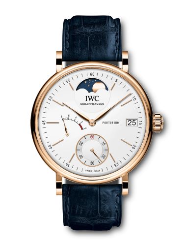 IWC IW5164-09 : Portofino Hand-Wound Eight Days Moonphase Red Gold / Silver