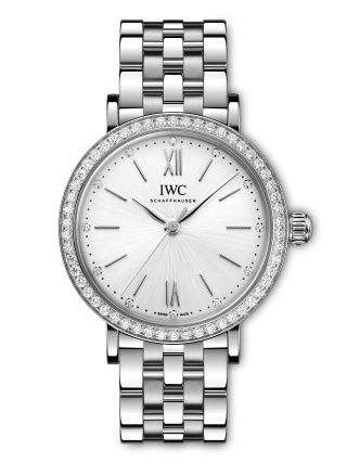 IWC IW6576-01 : Portofino 34 Stainless Steel - Diamond / Silver / Bracelet