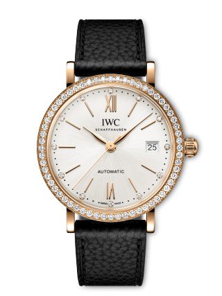 IWC IW6586-03 : Portofino Automatic 37 Red Gold - Diamond / Silver