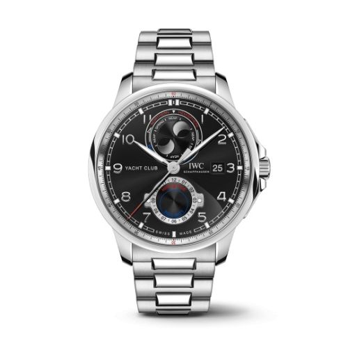 IWC IW3440002 : Portugieser Yacht Club Moon & Tide Stainless Steel / Black / Bracelet