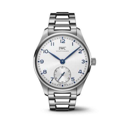 IWC IW3583-12 : Portugieser Automatic 40 Stainless Steel / Silver - Blue / Bracelet