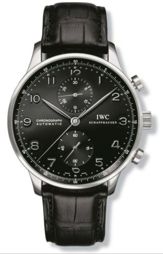 IWC IW3714-03 : Portuguese Chrono-Automatic White Gold / Black