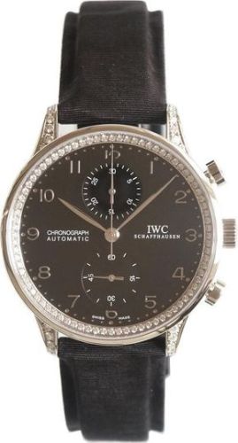 IWC IW3714-26 : Portugieser Chrono-Automatic White Gold / Black / Diamond