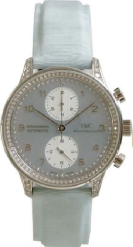 IWC IW3714-27 : Portugieser Chrono-Automatic White Gold / Blue MOP / Diamond