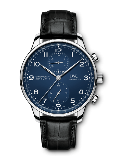IWC IW3716-01 : Portugieser Chronograph "150 Years" Stainless Steel / Blue