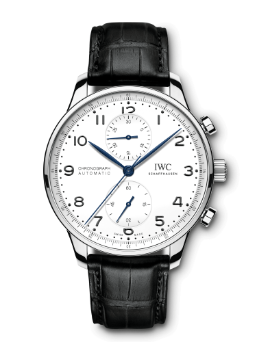 IWC IW3716-02 : Portugieser Chronograph "150 Years" Stainless Steel / White
